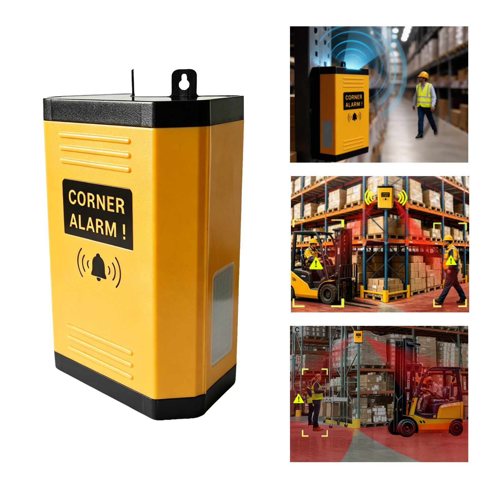 Thiết bị cảnh báo điểm mù góc cua nhà xưởng AT-971RM - Image 5